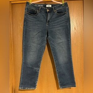 Sonoma Dark Blue Curvy Capris